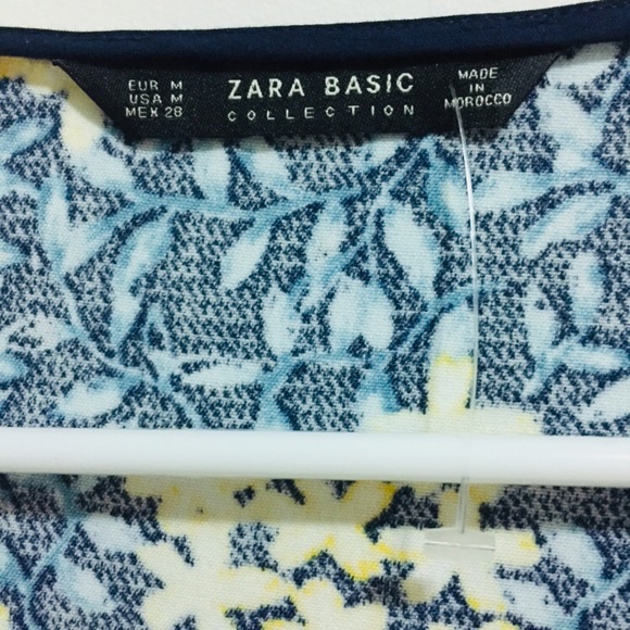 New Zara Floral crop top - Picture 3 of 4